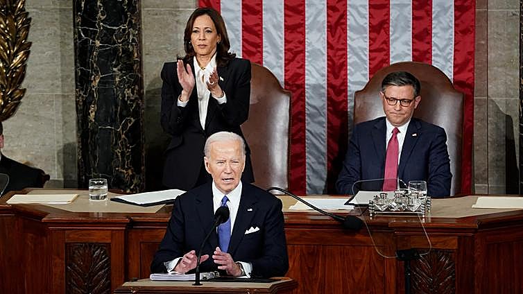 Biden pronuncia un enérgico discurso sobre el Estado de la Unión con críticas a Trump y advertencias: «Putin va a por Europa»
