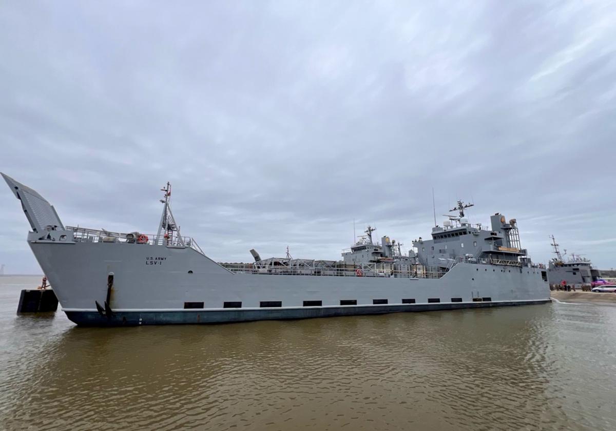 Mil militares, 60 millones de dólares, 18.000 piezas y dos meses para el puerto temporal de Estados Unidos en Gaza