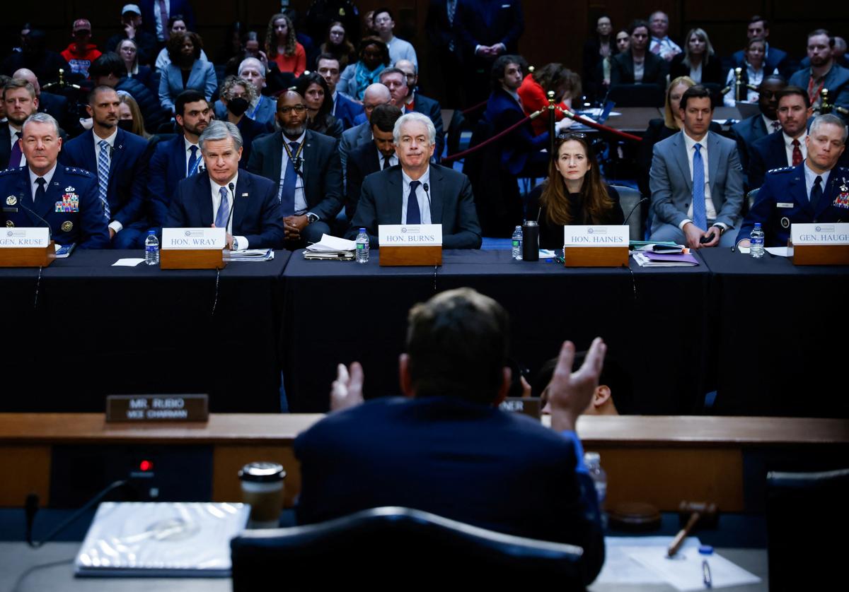 Audiencia del Comité de Inteligencia del Senado sobre las amenazas mundiales a la seguridad estadounidense