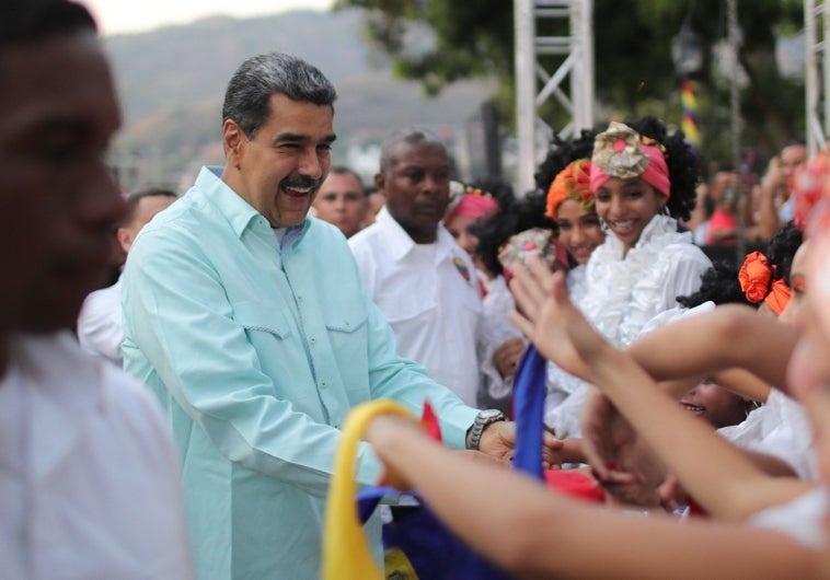 Acto de Gobierno de Nicolás Maduro en Guarico, Venezuela