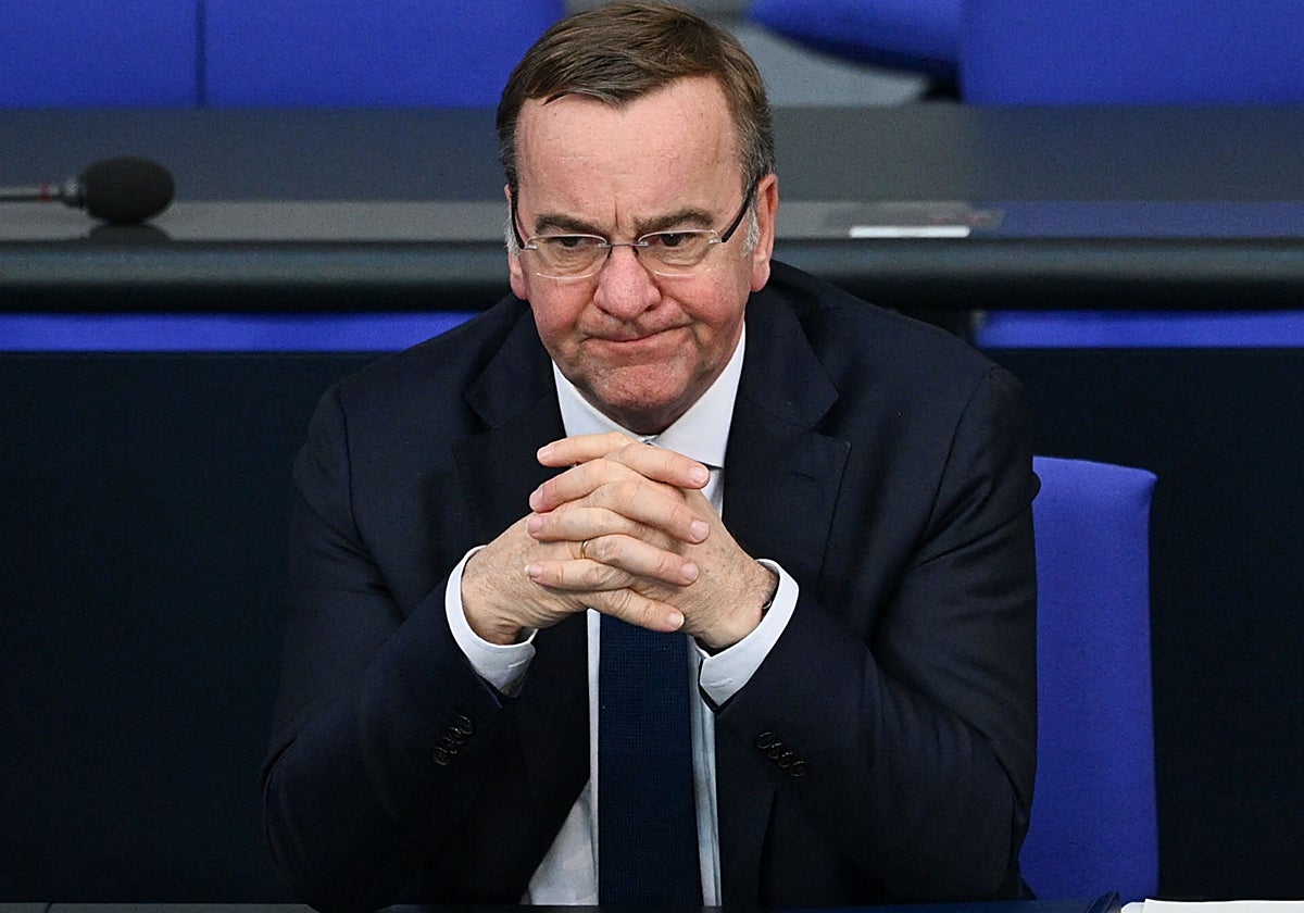 El Ministro de Defensa alemán, Boris Pistorius