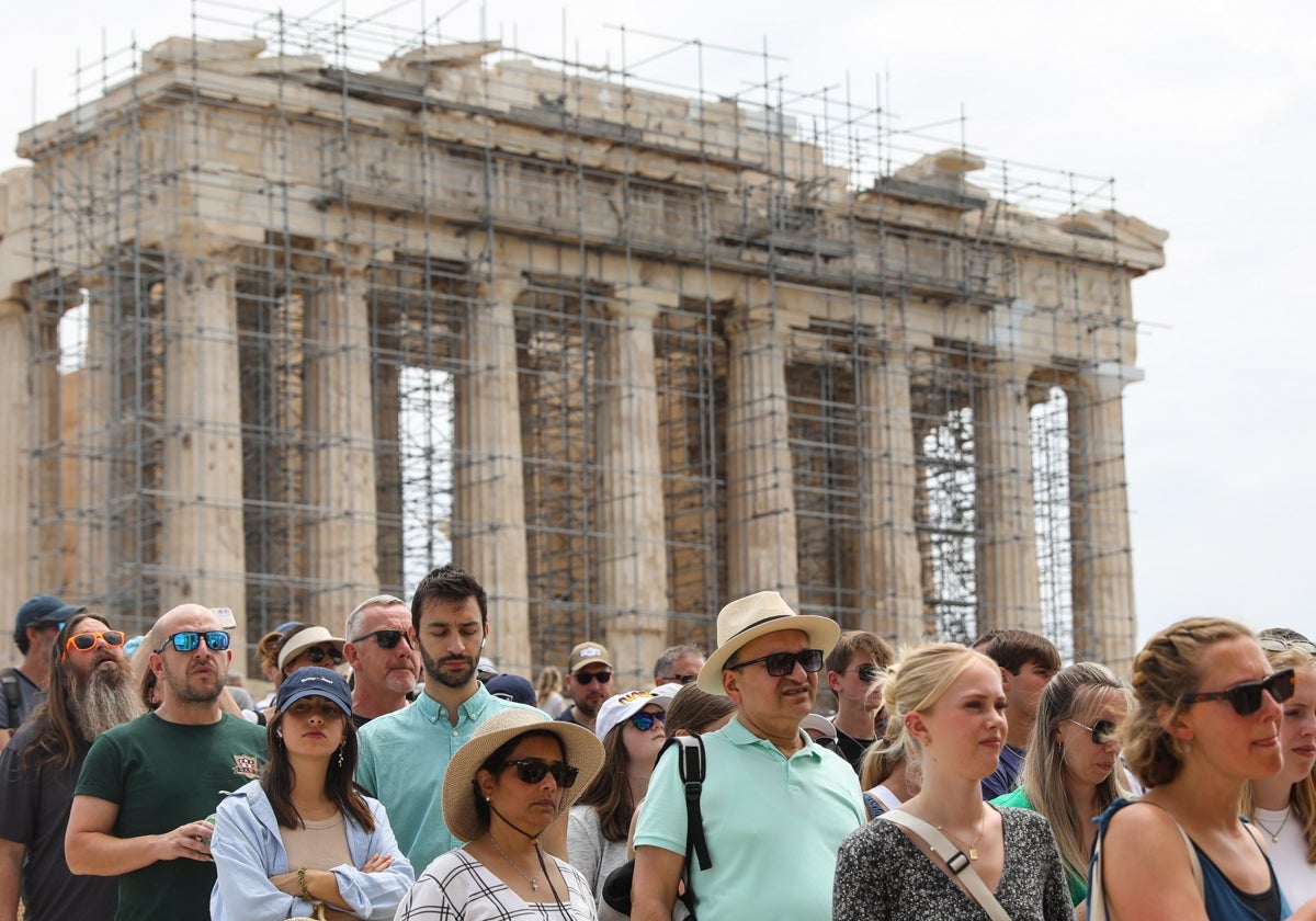 En septiembre el Ministerio de Cultura griego limitó a 20.000 el número de visitantes de la Acrópolis