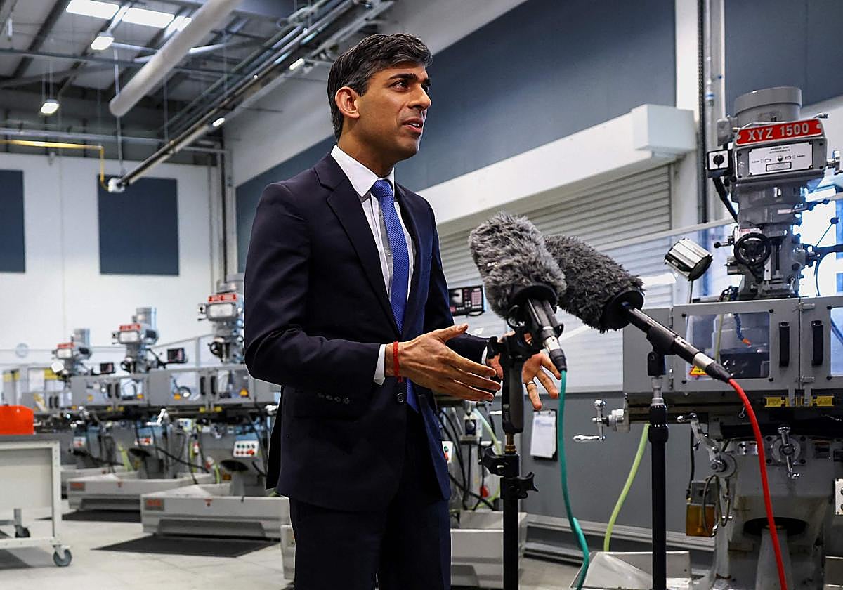 Rishi Sunak, primer ministro de Reino Unido // Vídeo: Kate Middleton revela que tiene cáncer