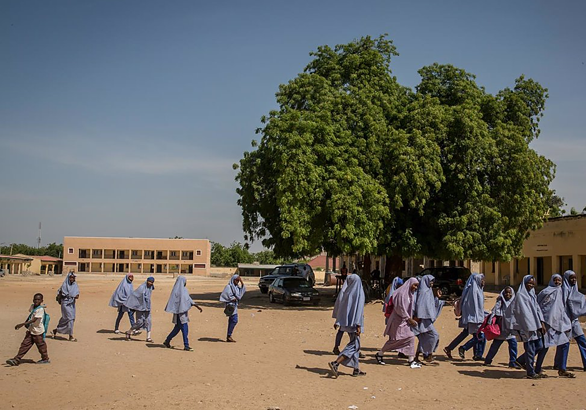 Estudiantes nigerianas en una imagen de archivo