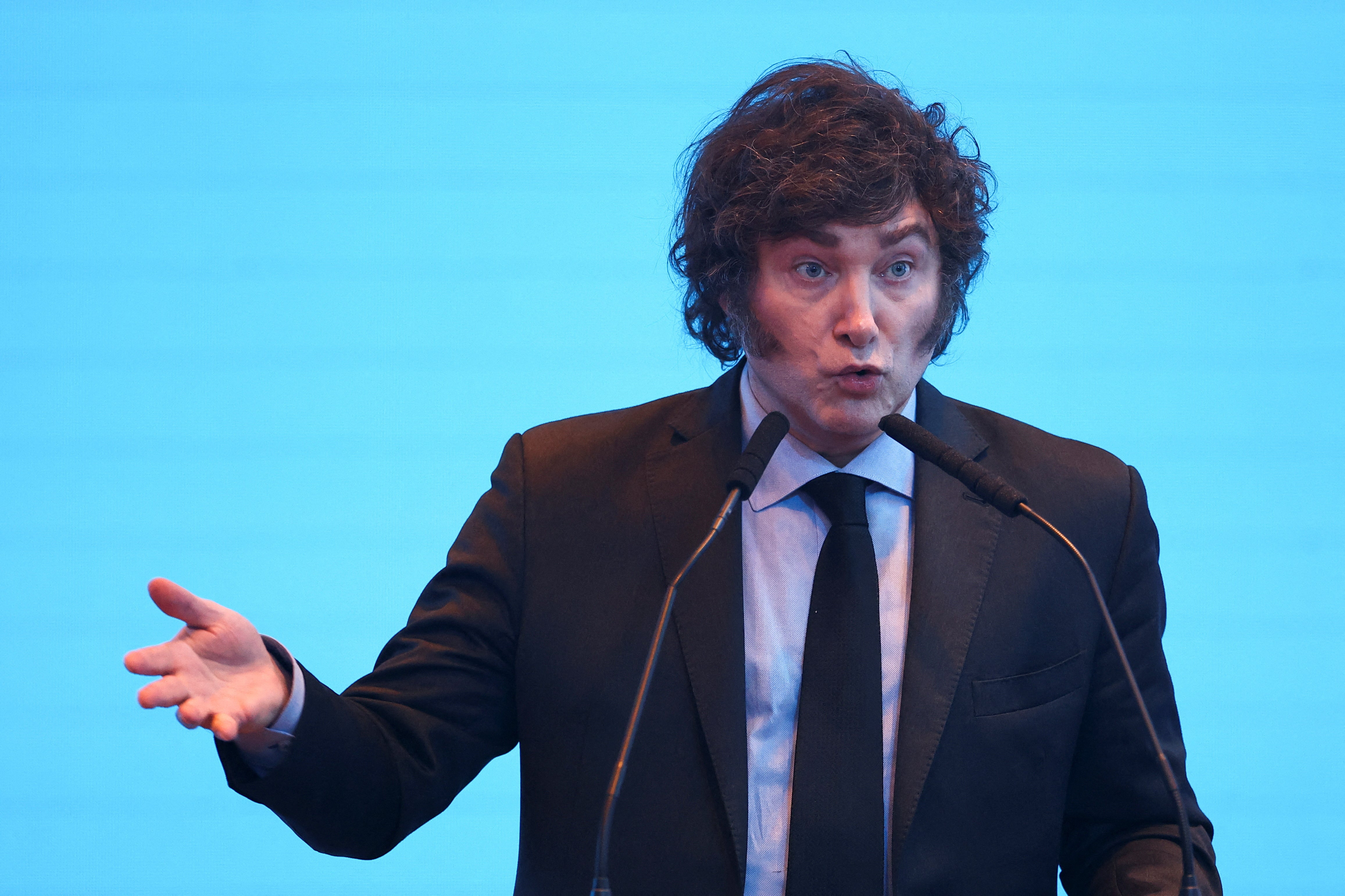El presidente argentino, Javier Milei