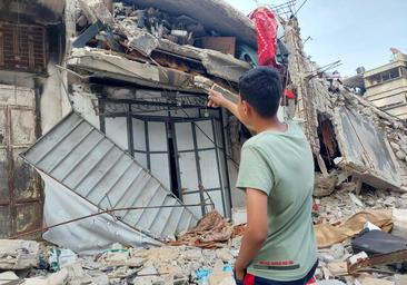 Muertos y sepultados bajo los escombros de Gaza: «Es imposible sacarles»
