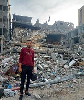 Imagen secundaria 2 - Muertos y sepultados bajo los escombros de Gaza: «Es imposible sacarles»