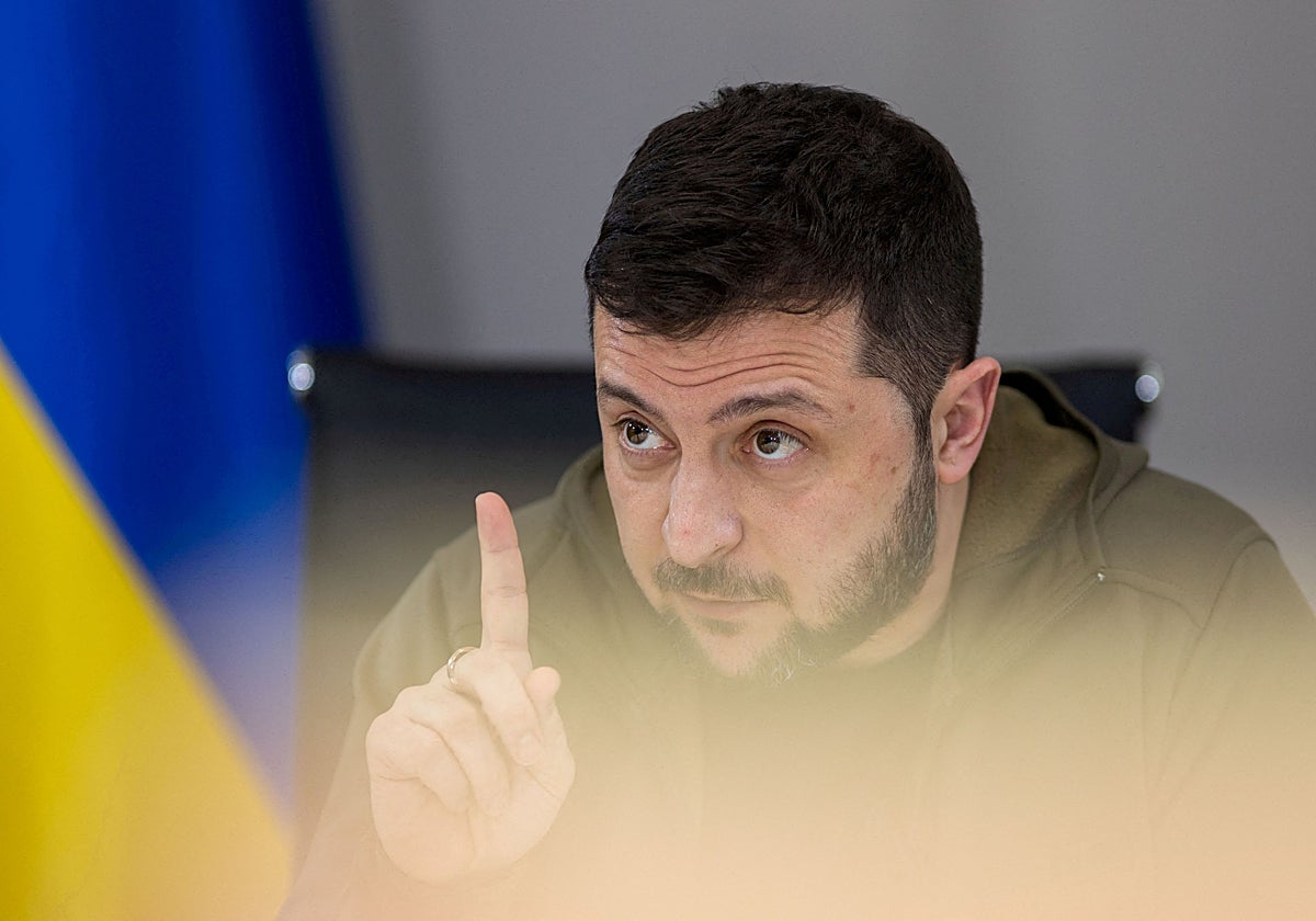 El presidente de Ucrania, Volodímir Zelenski