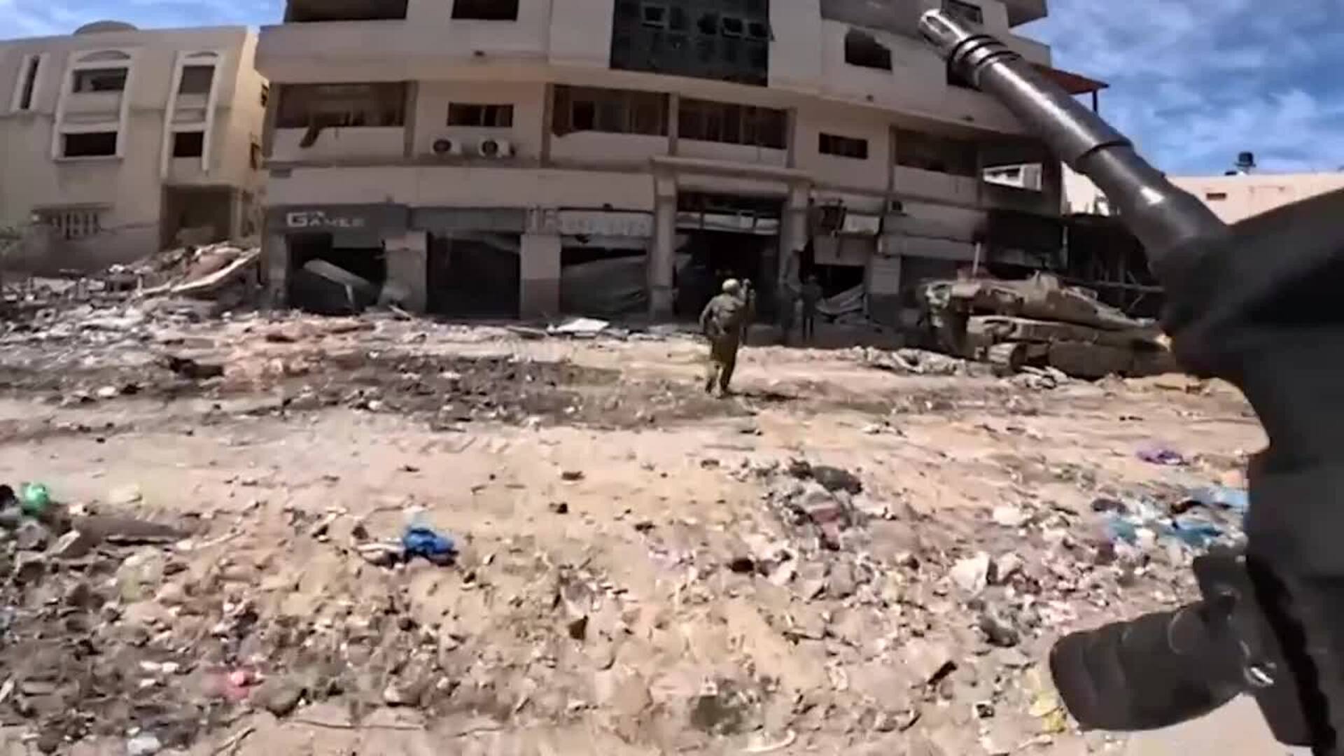 Ejército israelí difunde imágenes de sus operaciones en la Franja de Gaza