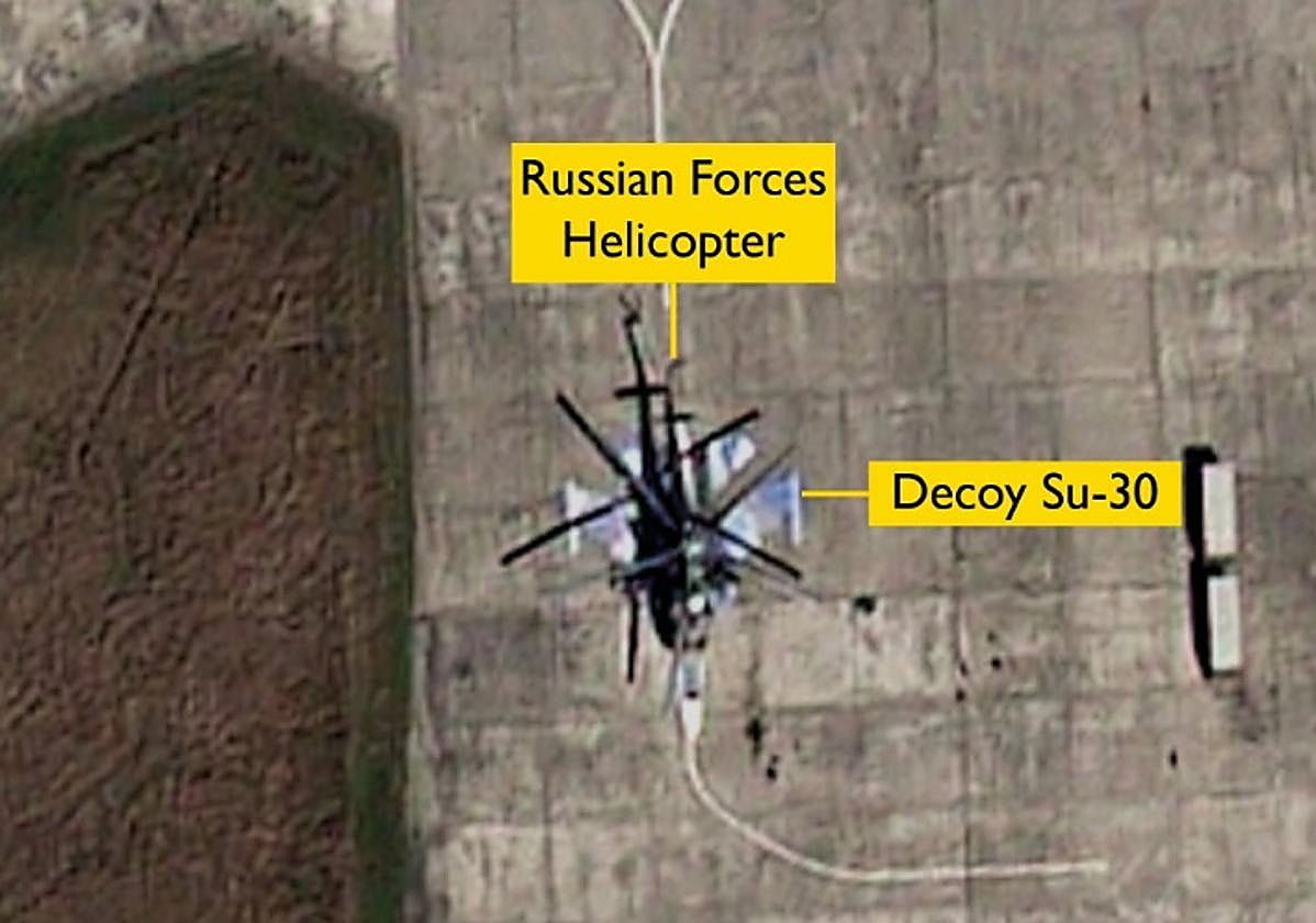 Reino Unido afirma que Rusia dibuja en el suelo cazas como «señuelo» para evitar los ataques ucranianos