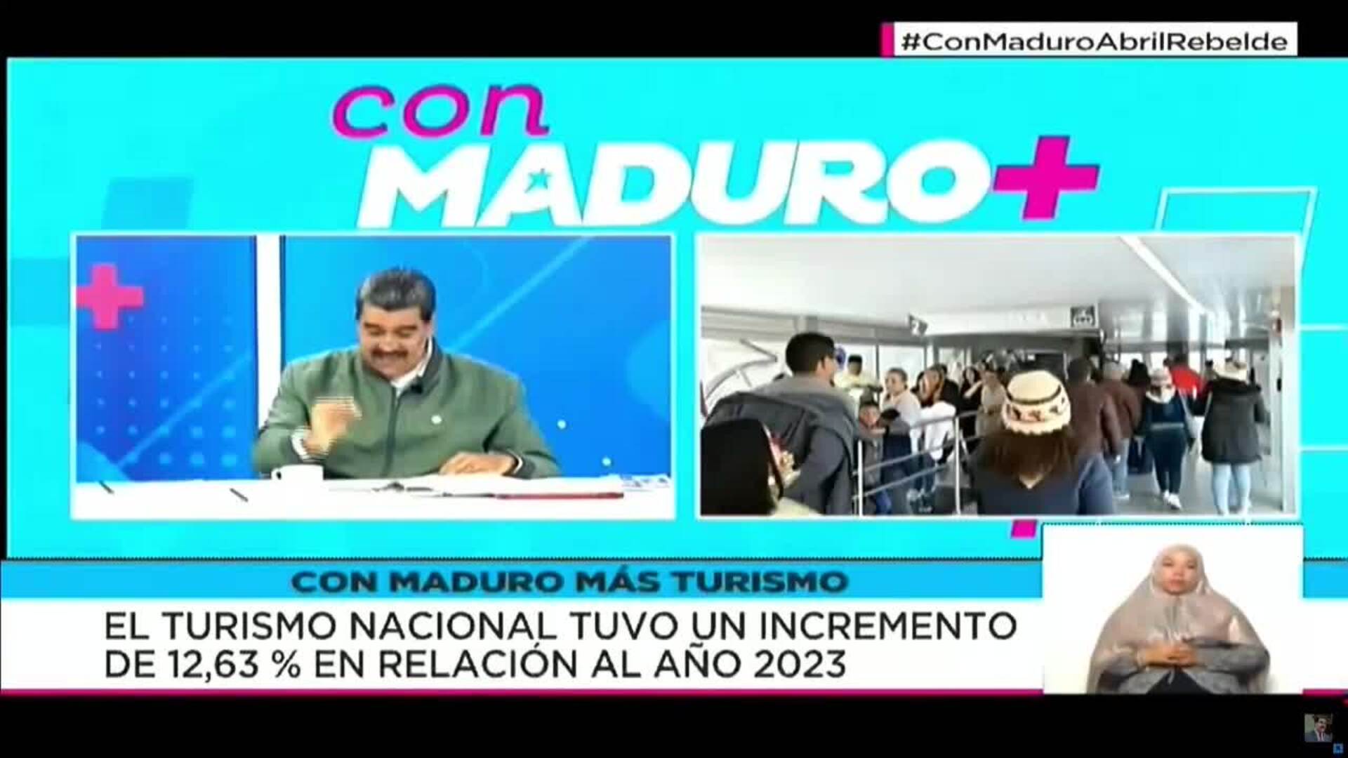 El presidente Maduro afirma que la economía venezolana crecerá a pesar de  las sanciones