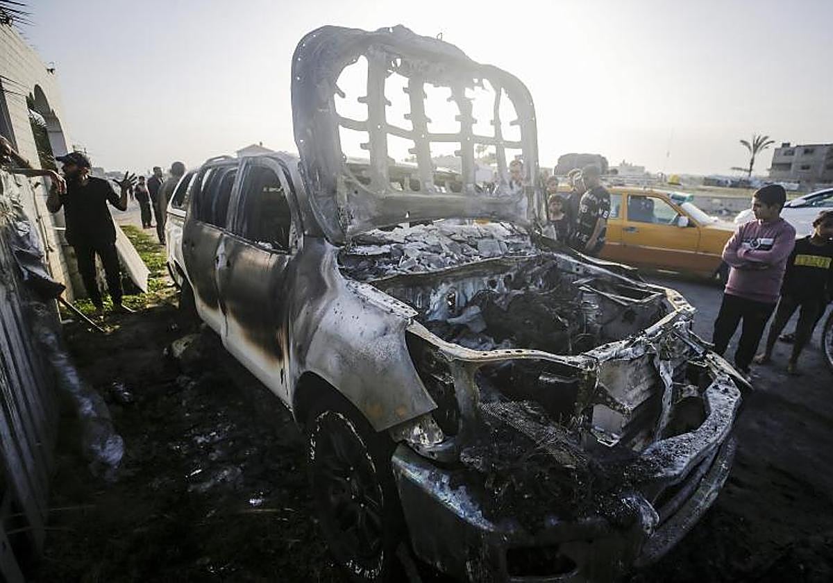 Un misil alcanzó el convoy de World Central Kitchen en Deir al Balah