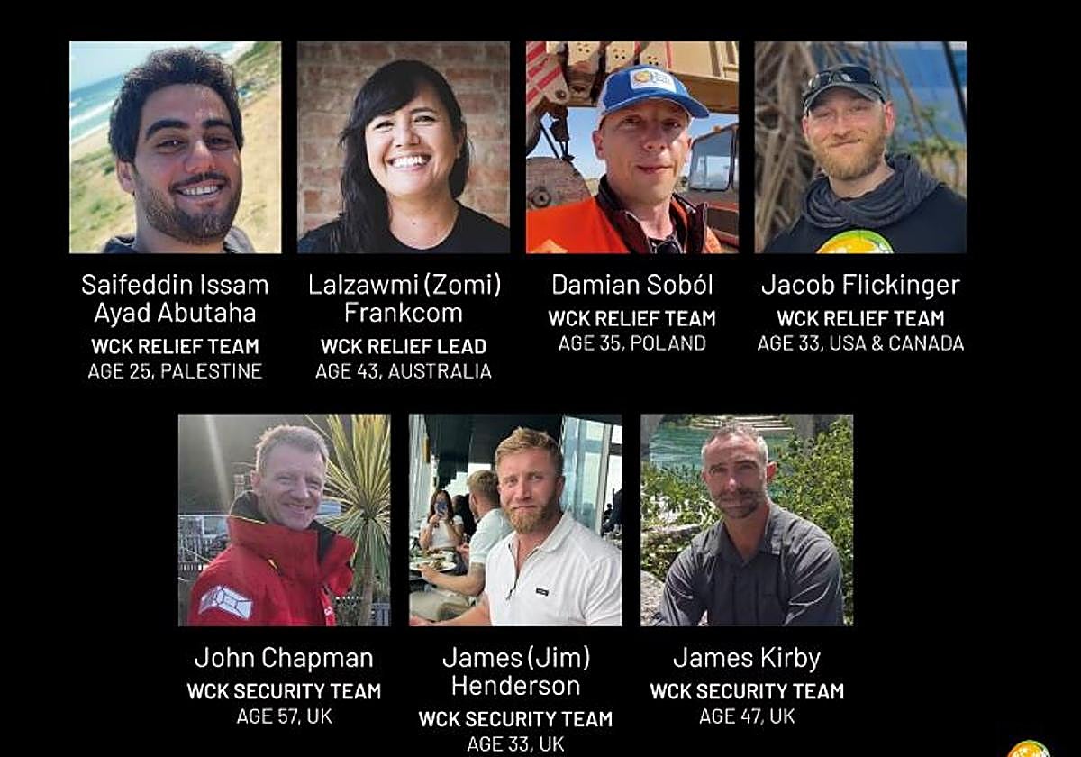 Los siete cooperantes asesinados