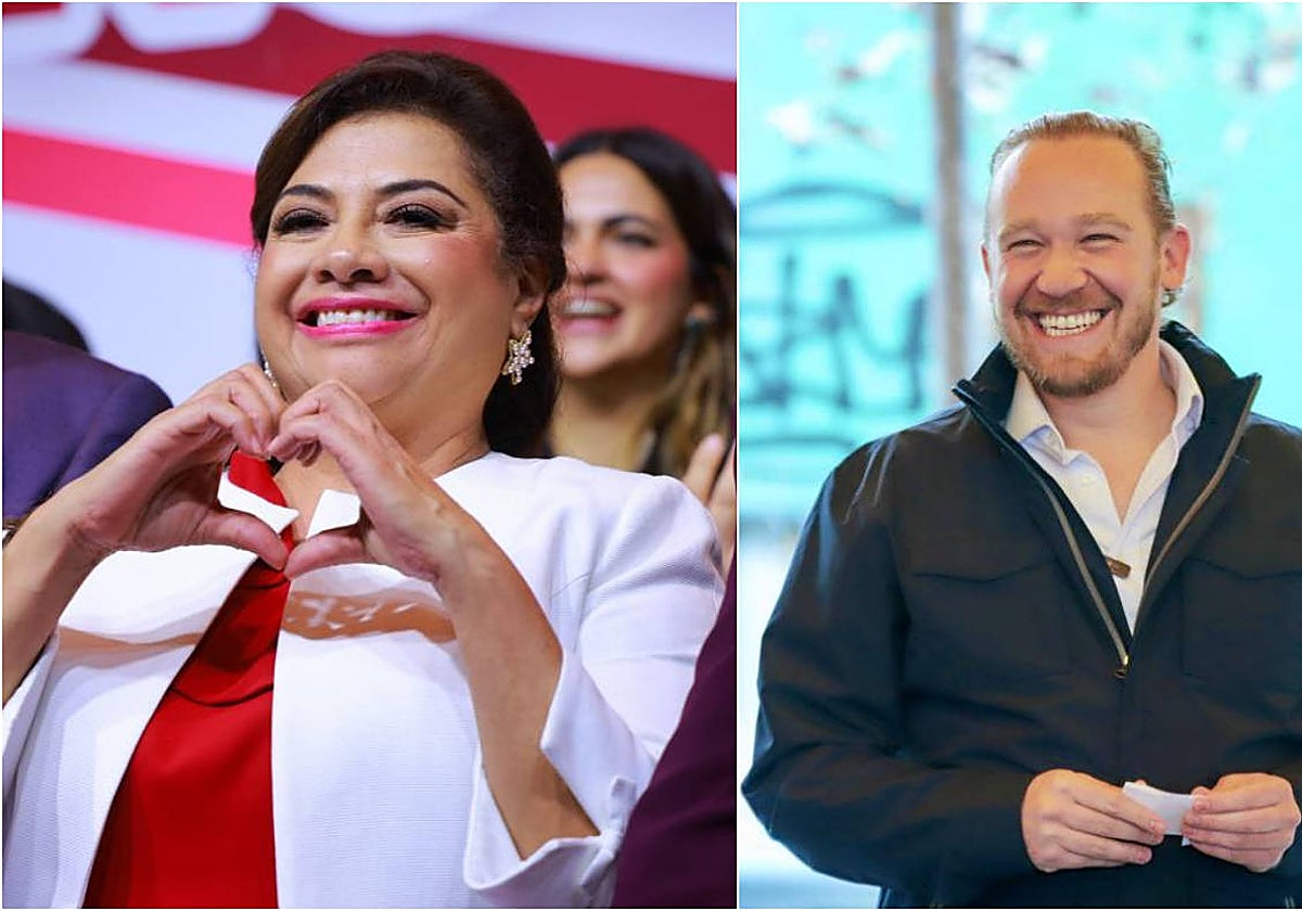 Clara Brugada y Santiago Taboada