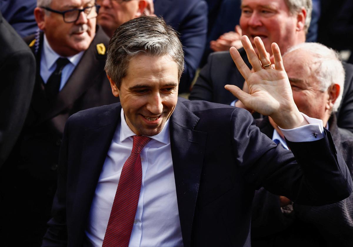 El nuevo primer ministro de Irlanda, Simon Harris