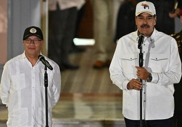 Petro se reúne con Maduro y el opositor Rosales para «construir paz política»