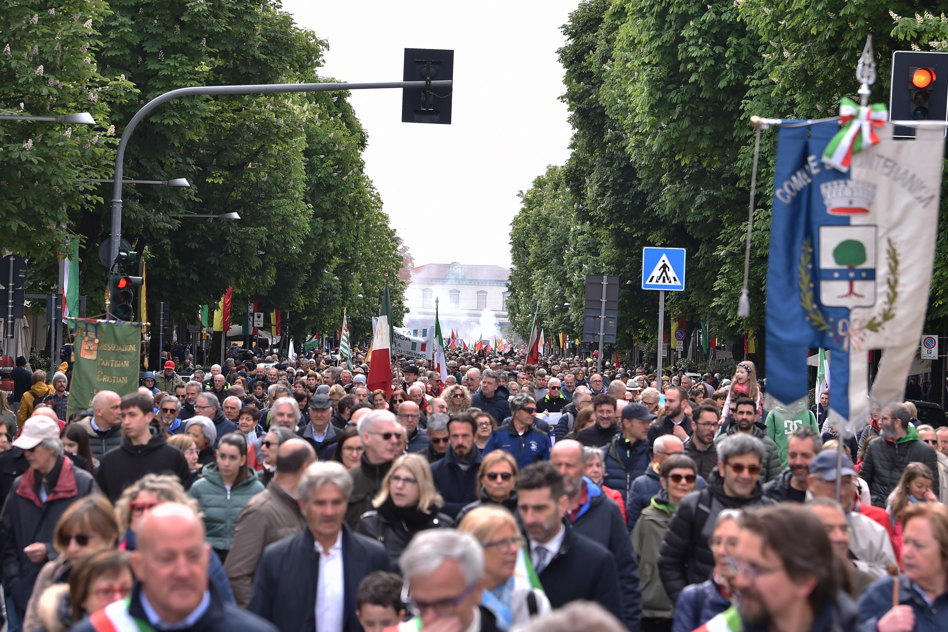 Conmemoración del 79° Día de la Liberación en Italia