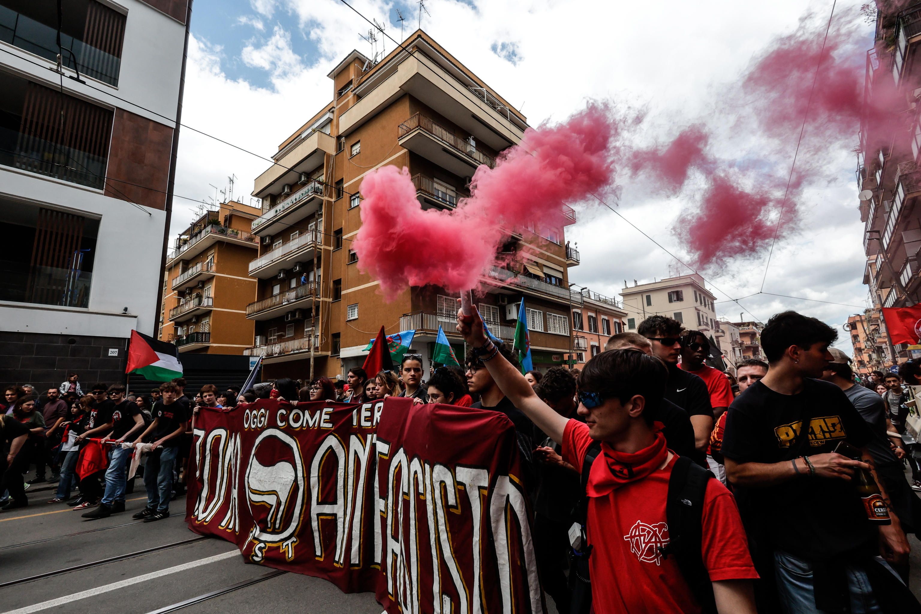 Conmemoración del 79° Día de la Liberación en Italia