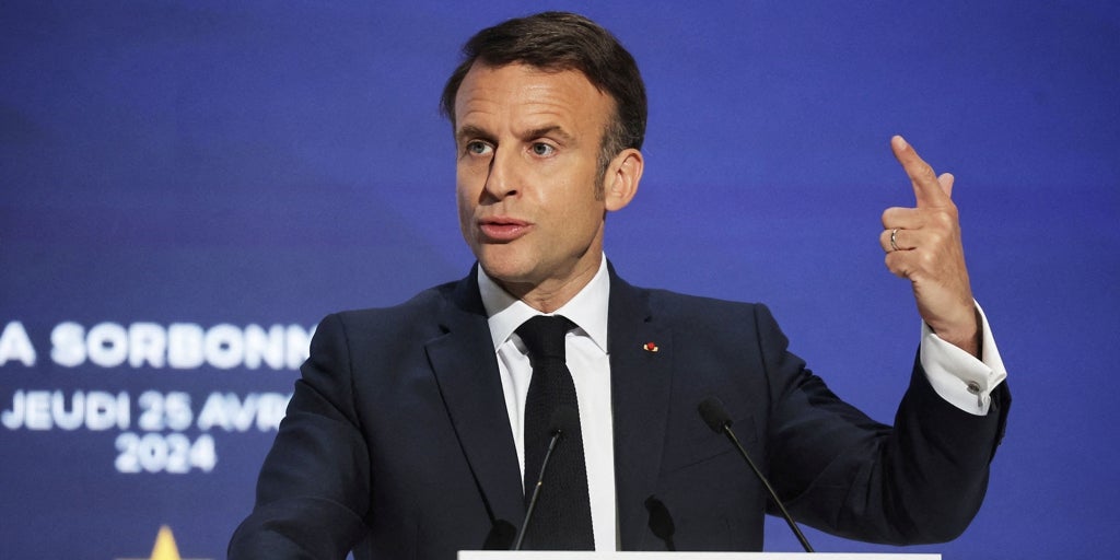 Macron vuelve a la Sorbona