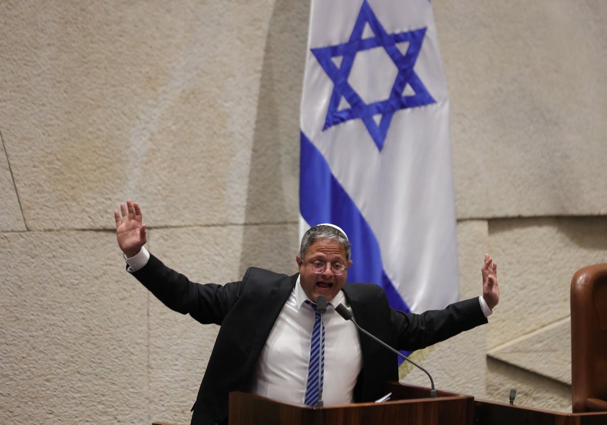 El Ministro de Seguridad Nacional israelí, Itamar Ben-Gvir