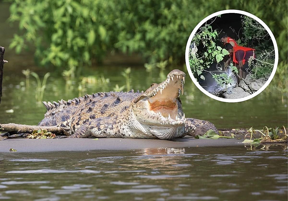 Una mujer mata a su hijo de 6 años tirándolo a un río con cocodrilos y responsabiliza a su marido: «Me decía que lo dejara morir»