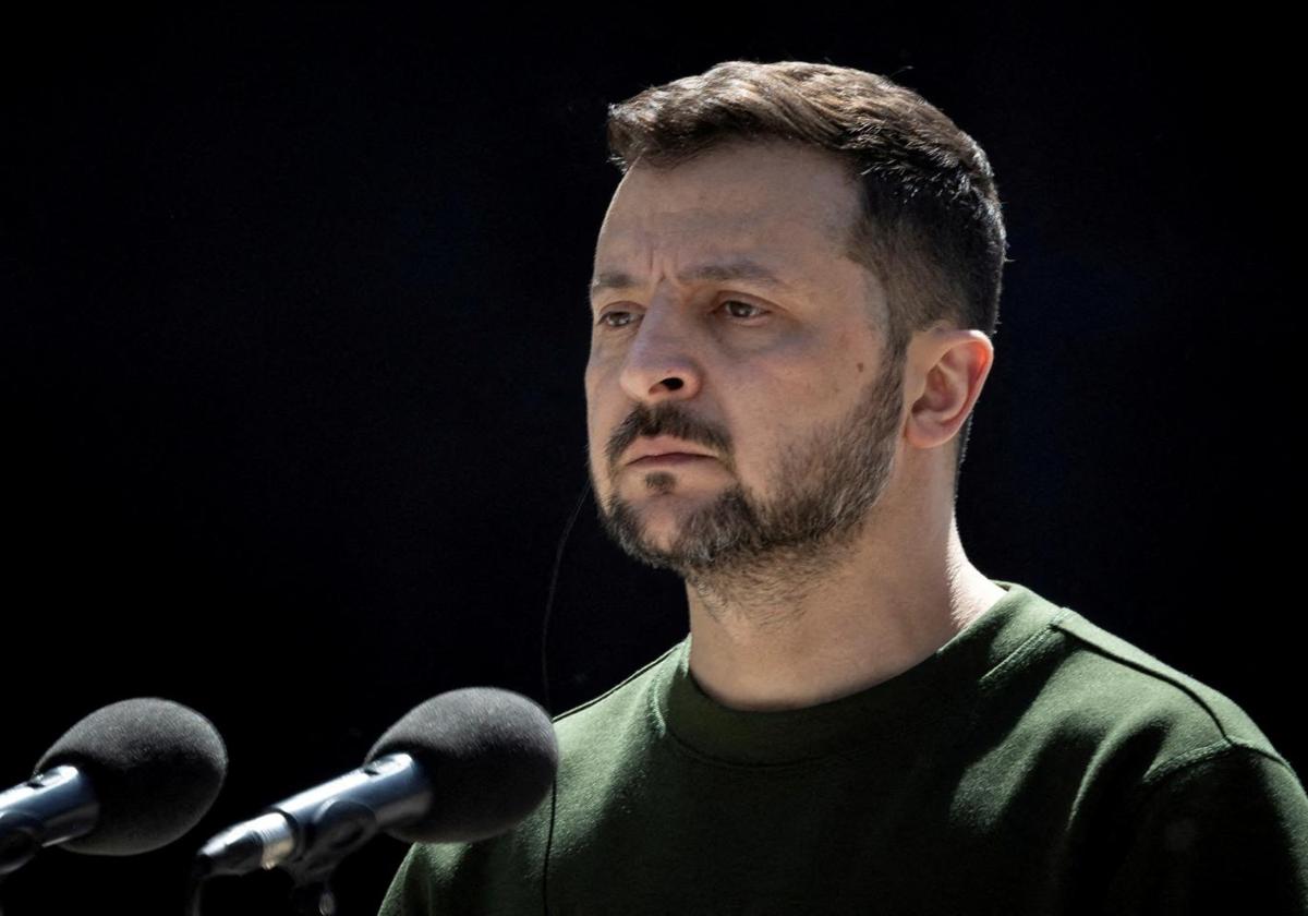 El persidente ucraniano, Volodimir Zelenski