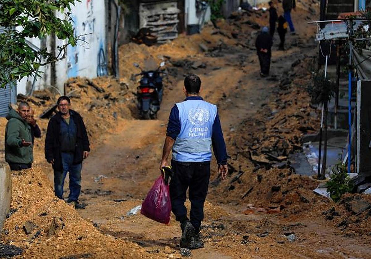 Un trabajador de la ONU muerto y otro herido en un ataque en el sur de Gaza