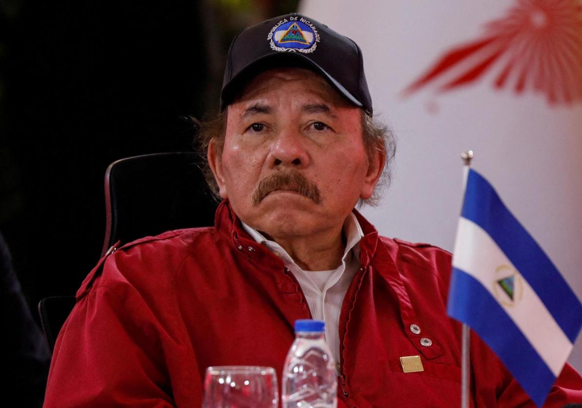 El presidente de Nicaragua, Daniel Ortega, asiste a la cumbre del Alba