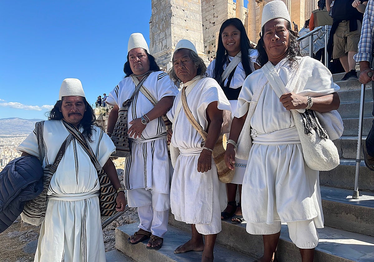 La visita de los aruhacos a Grecia