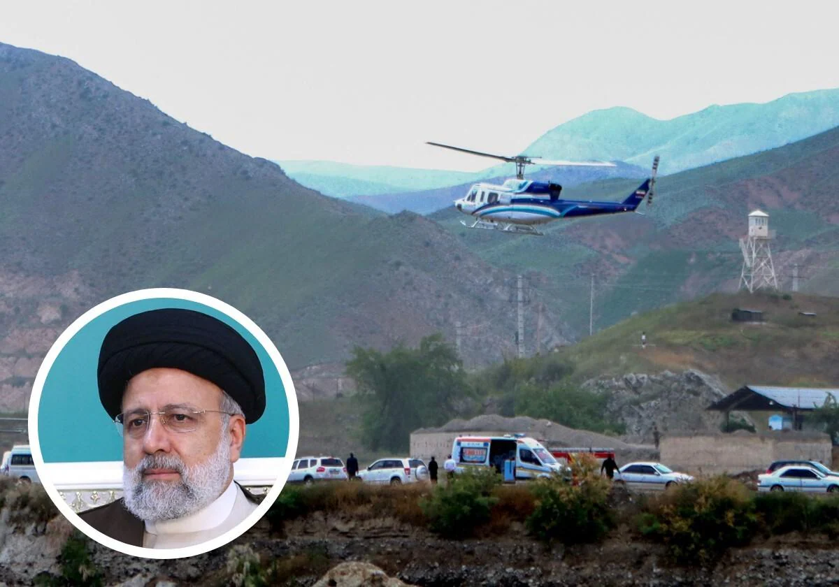 El presidente de Irán, Ebrahim Raisi, en paradero desconocido tras  estrellarse su helicóptero