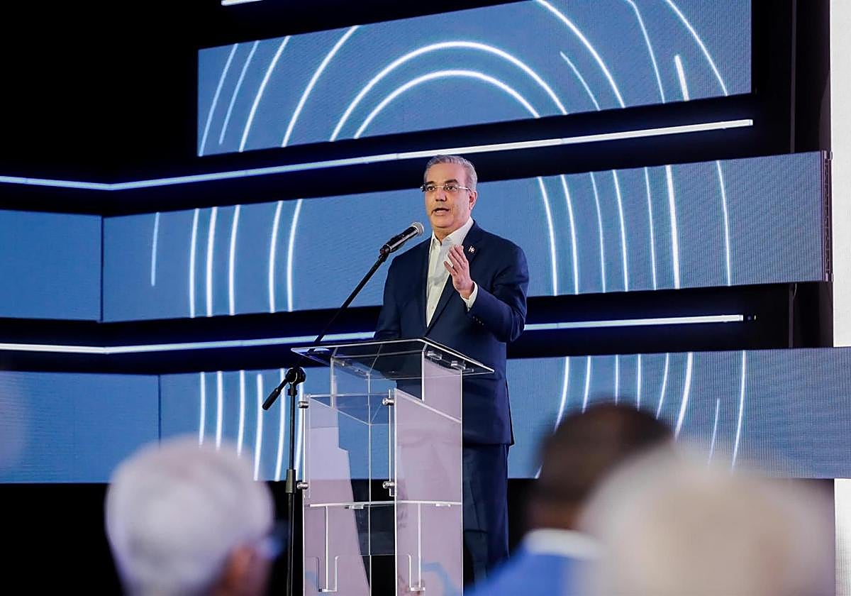 El presidente de República Dominicana, Luis Abinader