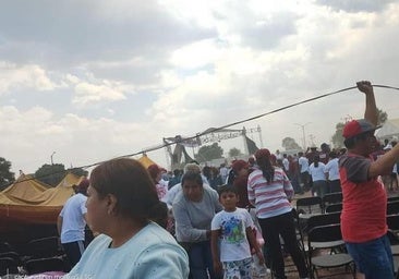 Al menos 58 heridos tras la caída de una lona durante un mitin electoral en México