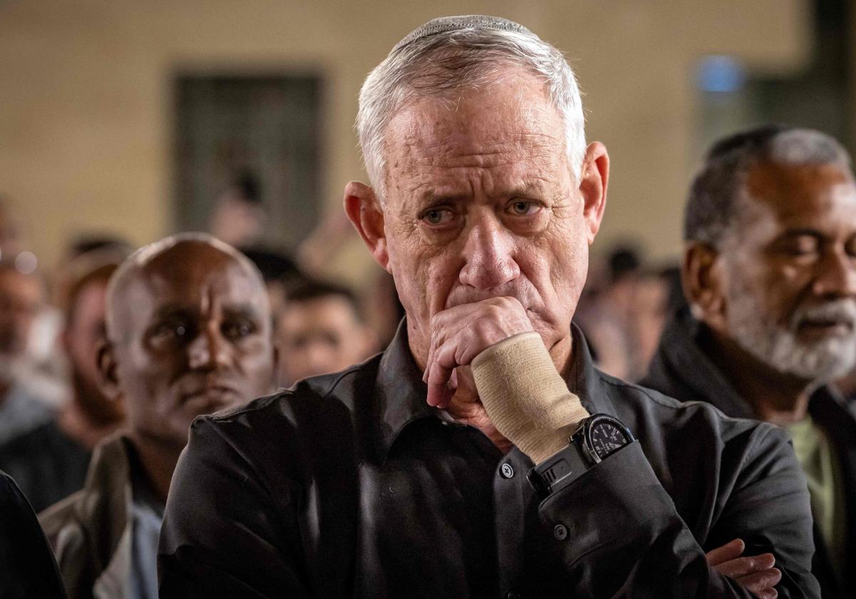 El ministro Benny Gantz