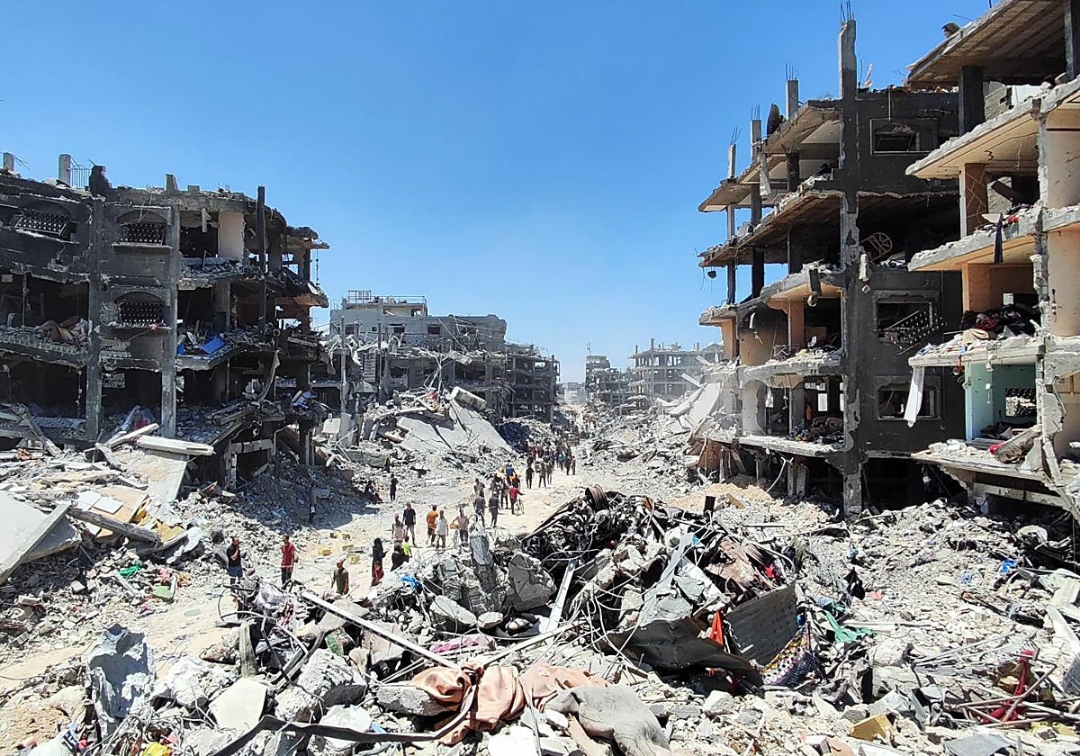 Destrucción en Gaza