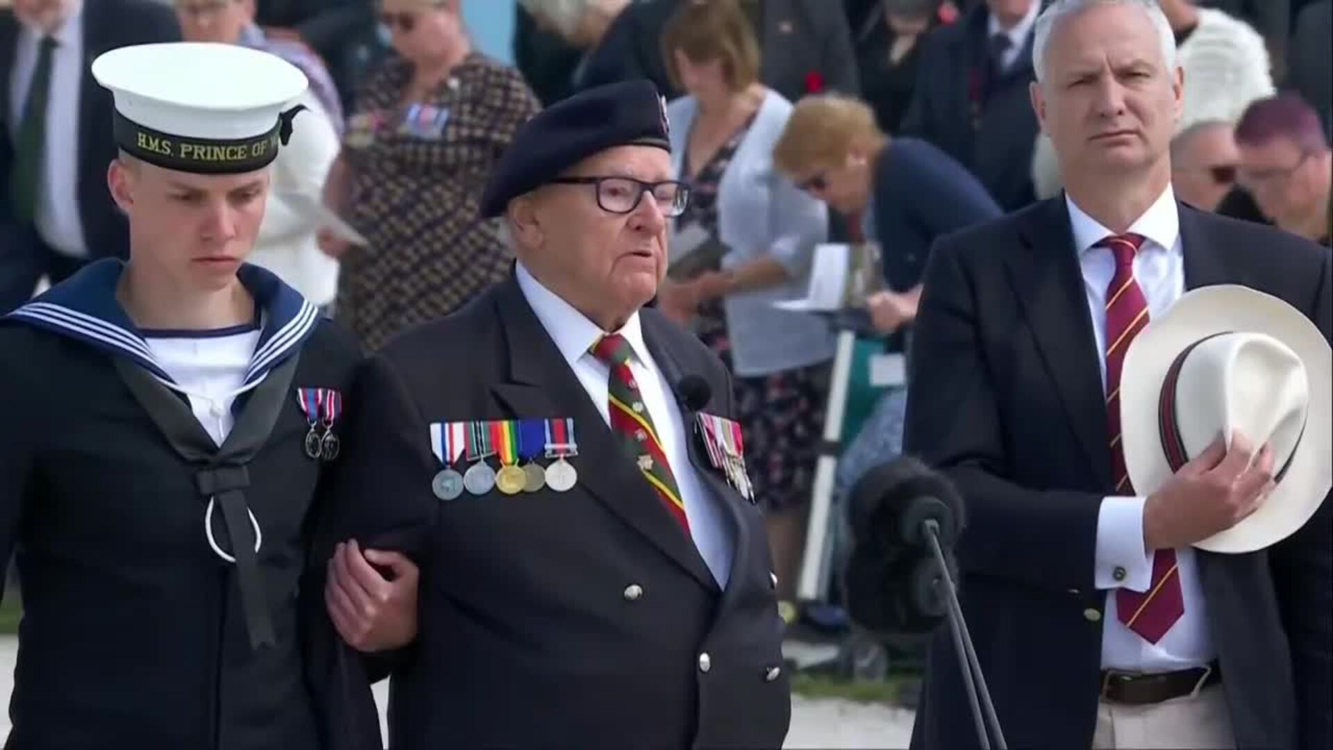 Carlos III, Sunak y Macron participan en la conmemoración del 80 aniversario del Desembarco de Normandía