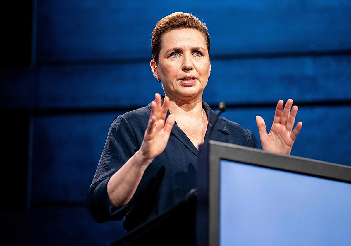 La primera ministra danesa.