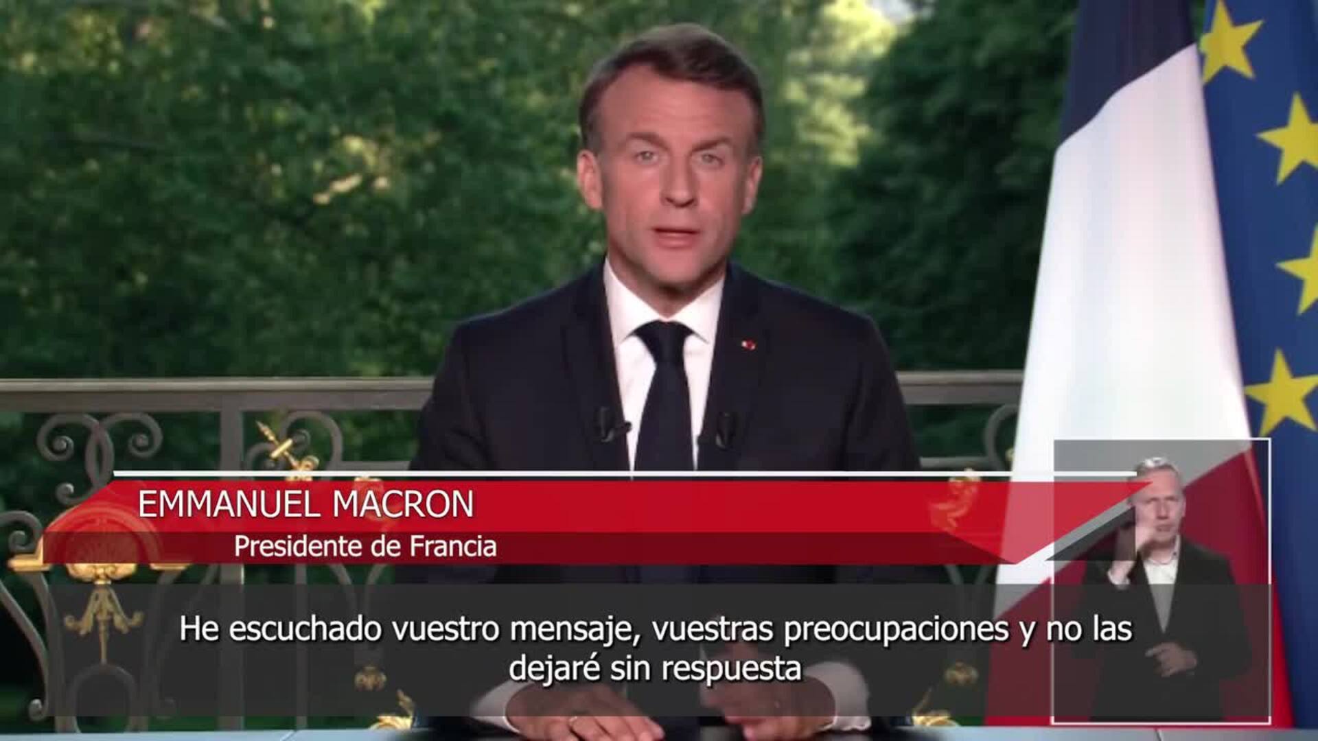 Macron disuelve la Asamblea Nacional y convoca elecciones tras la victoria de la ultraderecha