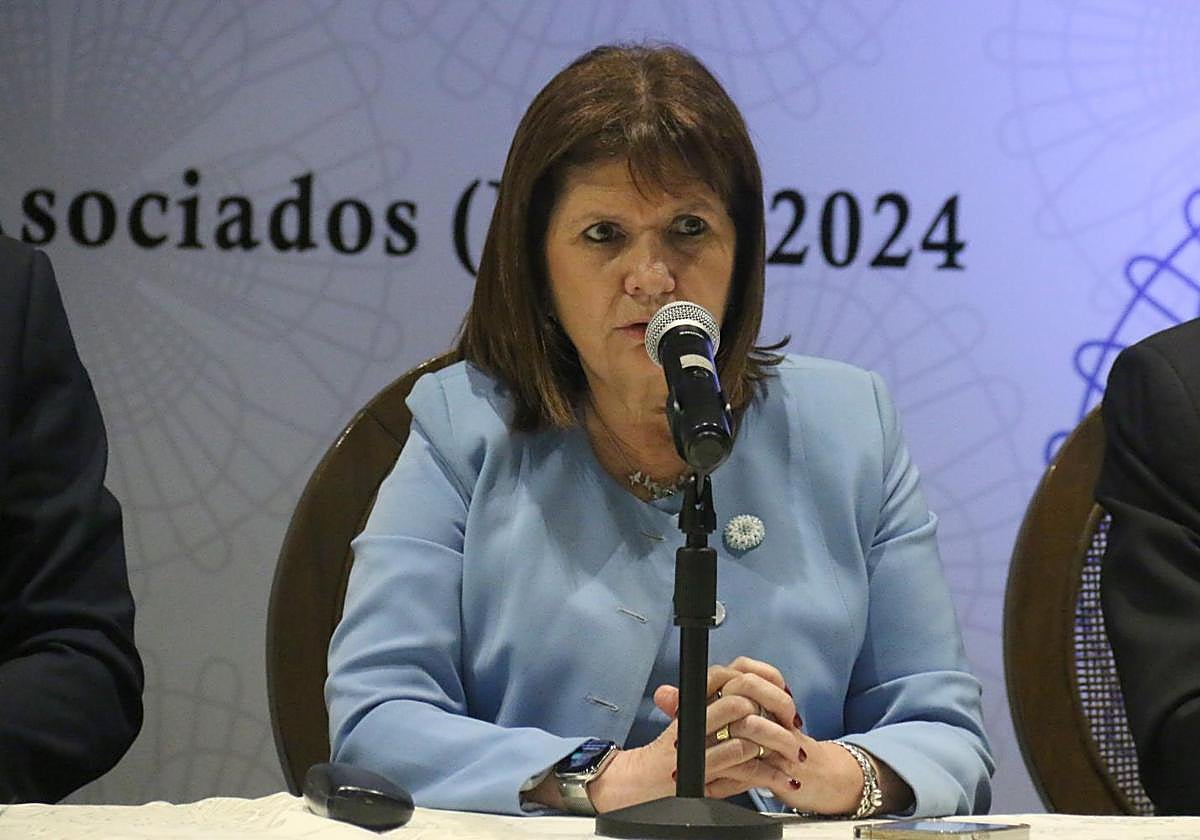 La ministra de Seguridad de Argentina, Patricia Bullrich