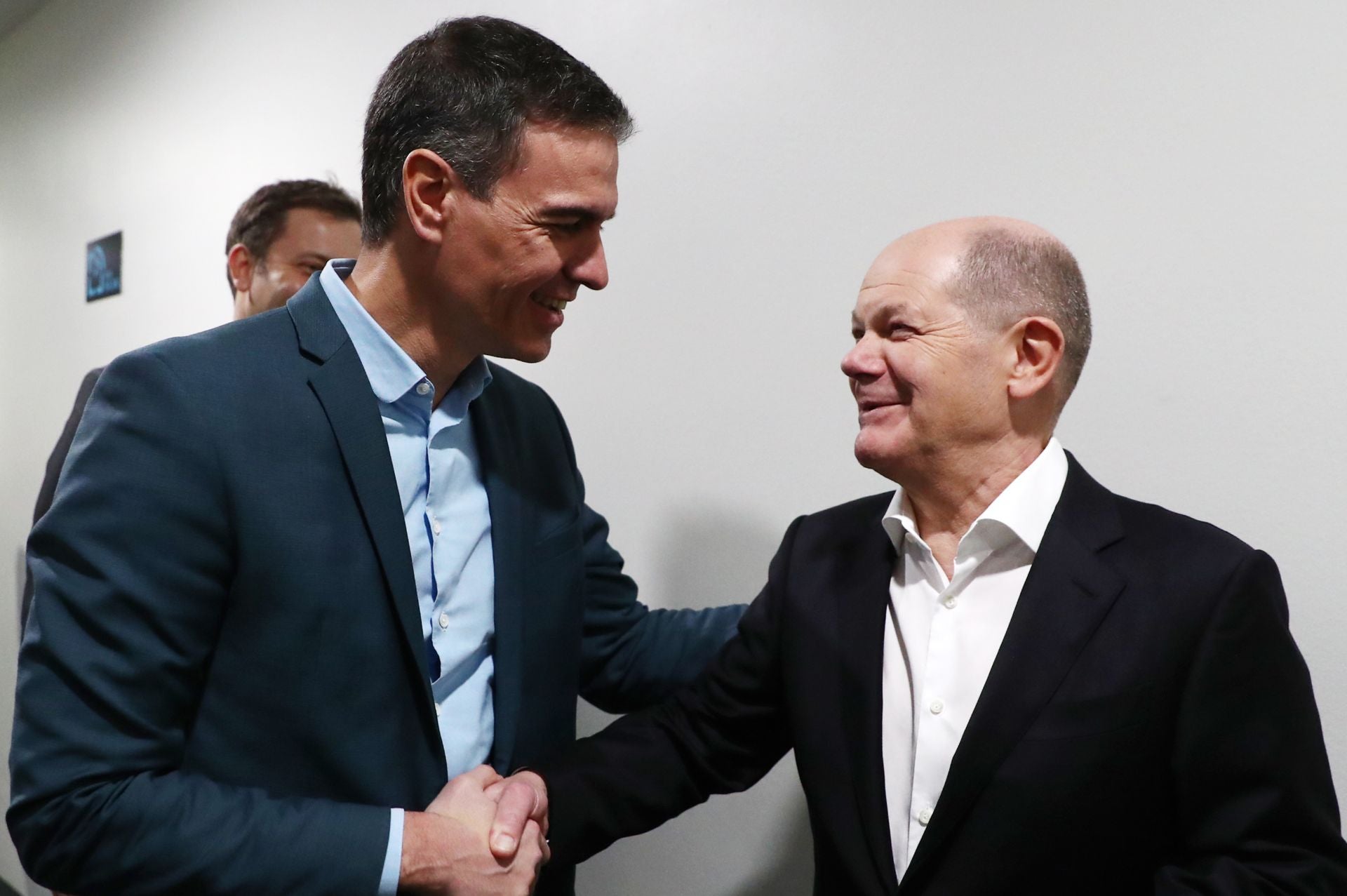 Sánchez y Scholz, el pasado mes de diciembre en Berlín