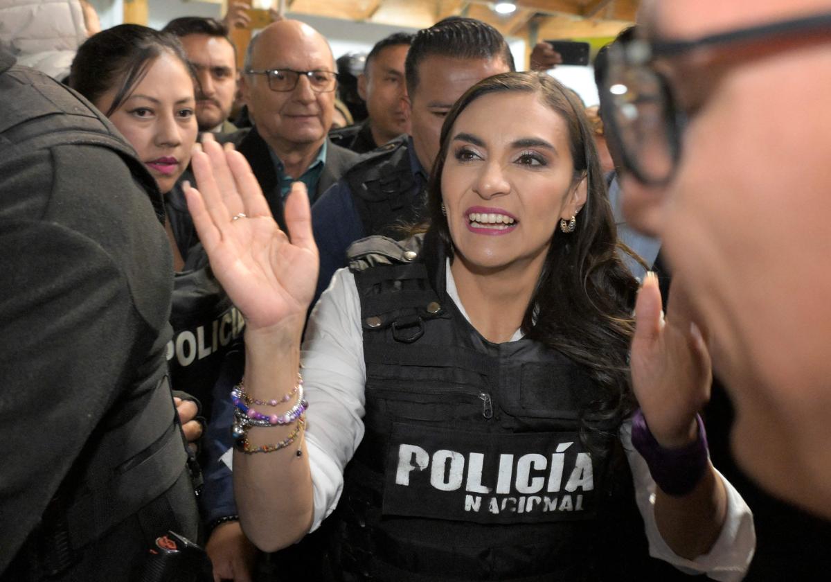 Verónica Abad en Quito, en octubre de 2023