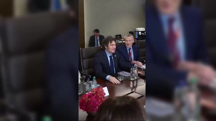 Milei se reúne con Zelenski en la Cumbre de paz de Ucrania