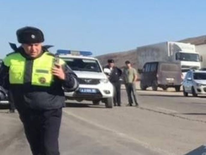 Policía en Daguestán, Rusia