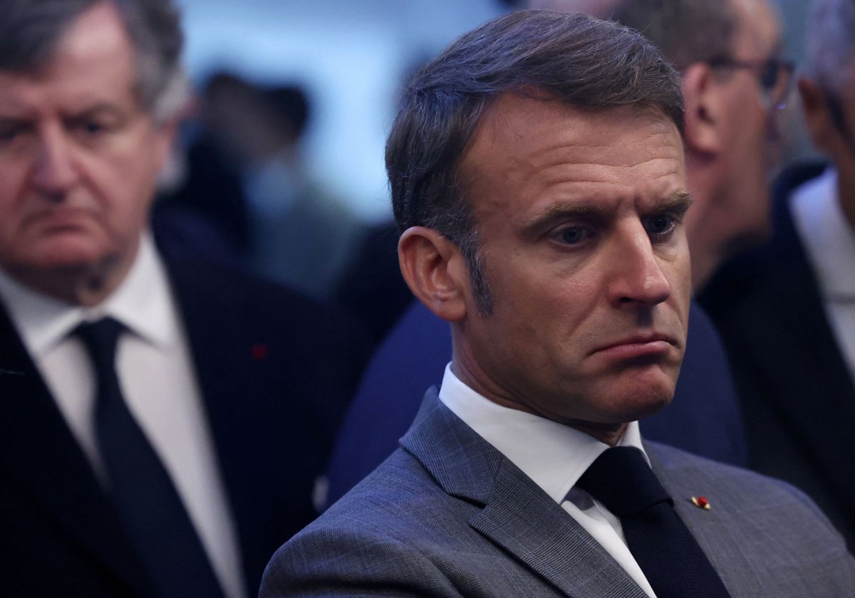 El presidente de Francia, Emmanuel Macron