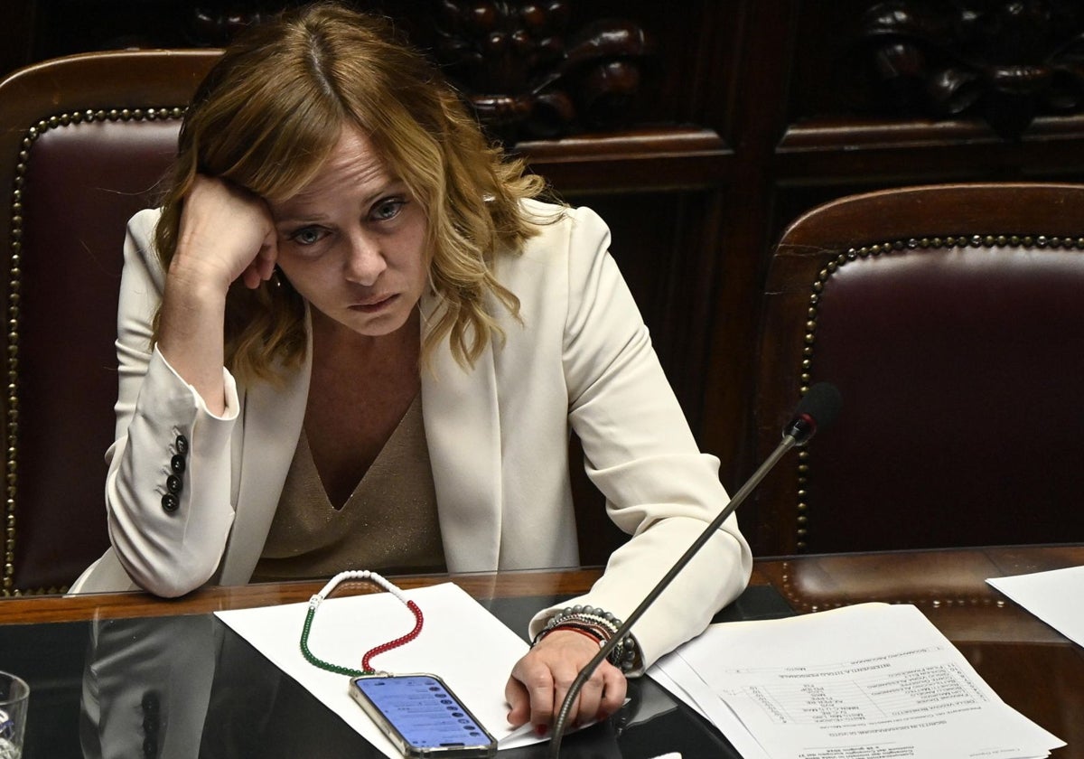 La primera ministra italiana, Giorgia Meloni