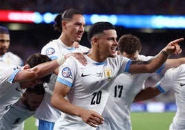 Uruguay en ruta hacia cuartos de la Copa América al golear a Bolivia