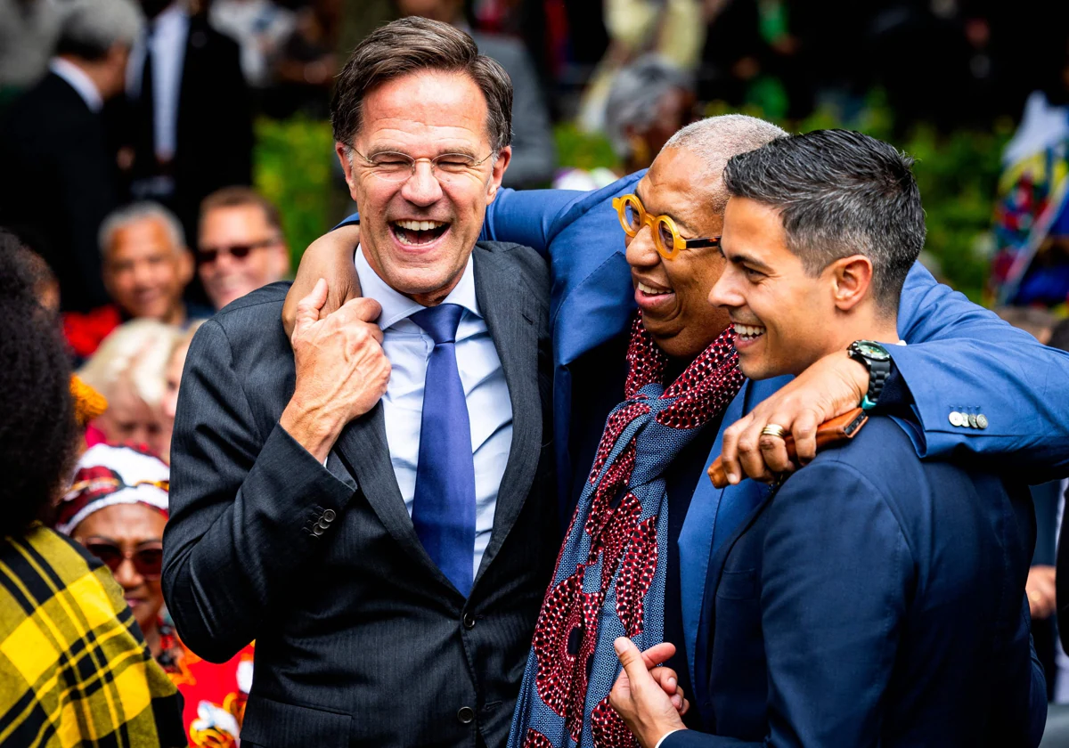 Rutte, este lunes durante un acto en Ámsterdam