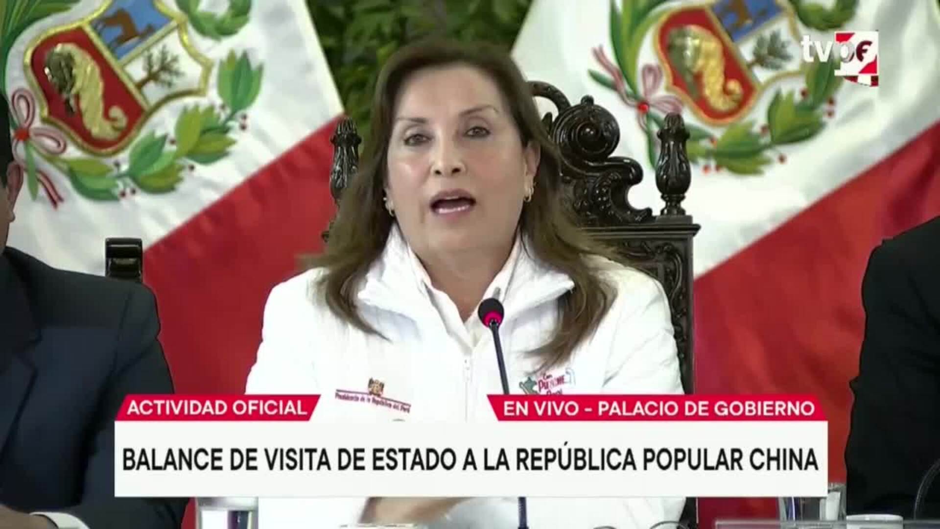 Boluarte: &quot;Estamos colaborando muy abiertamente con el Ministerio Público&quot;