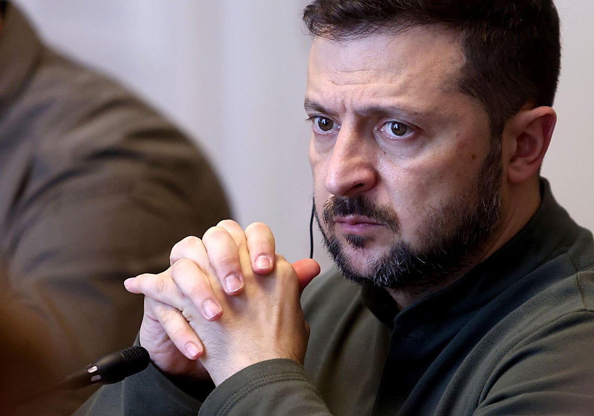 El presidente de Ucrania, Volodímir Zelenski