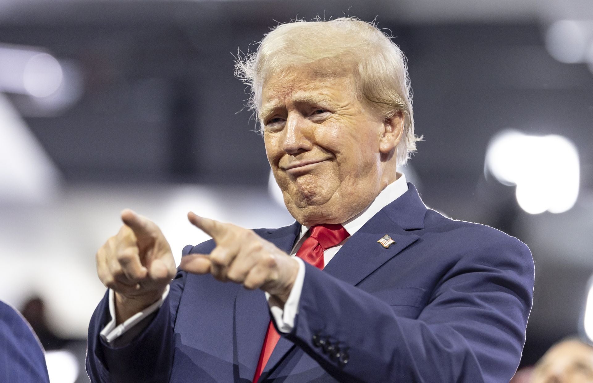 Donald Trump, durante la Convención Nacional Republicana, este pasado lunes
