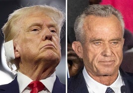 Trump trata de seducir a RFK Jr. y recuerda la bala en su oreja: «Era como el mayor mosquito del mundo»